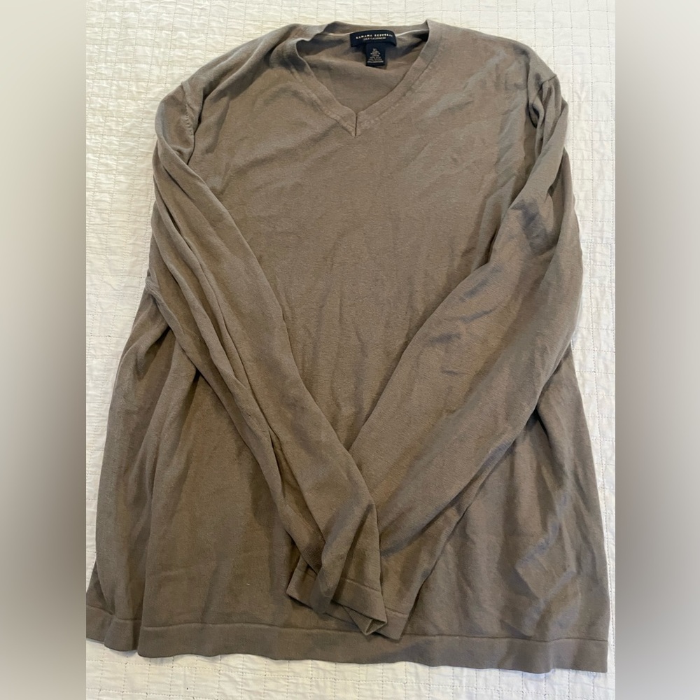 Men’s silk blend cashmere sweater